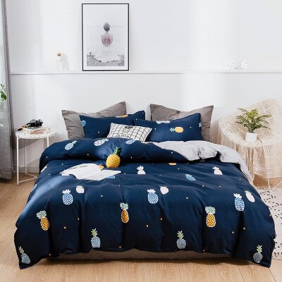 3/4 king queen size textiles home bedding Nordic style bedding sheets pillowcases bedding covers men and women bedding