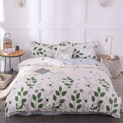 3/4 king queen size textiles home bedding Nordic style bedding sheets pillowcases bedding covers men and women bedding