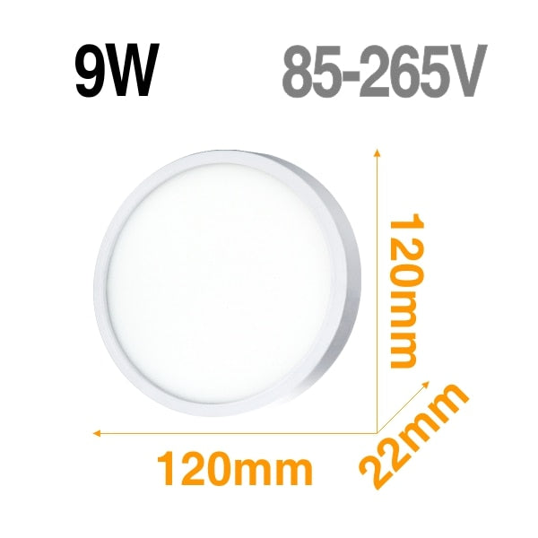 LED Panel Lamp LED Ceiling Light 48W 36W 24W 18W 13W 9W 6W Down Light Surface Mounted AC 85-265V Modern Lamp For Home Lighting