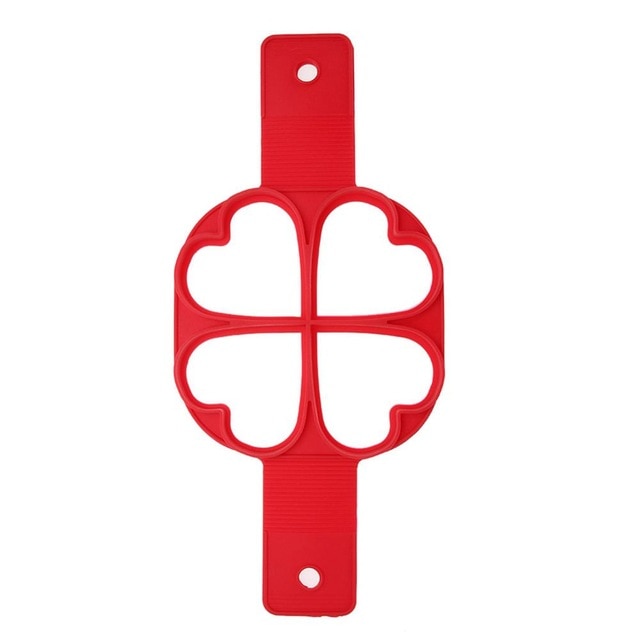 Fabricante de panqueca antiaderente ferramenta de cozimento redondo coração panqueca fabricante ovo panela ovos molde cozinha cozimento acessórios