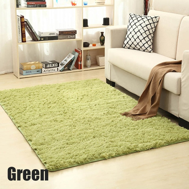 Shaggy Carpet For Living Room Home Warm Plush Floor Rugs