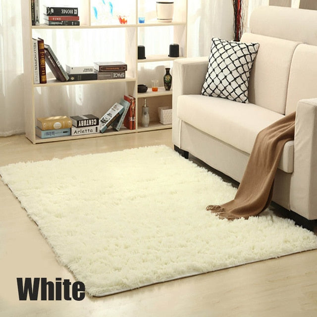 Shaggy Carpet For Living Room Home Warm Plush Floor Rugs