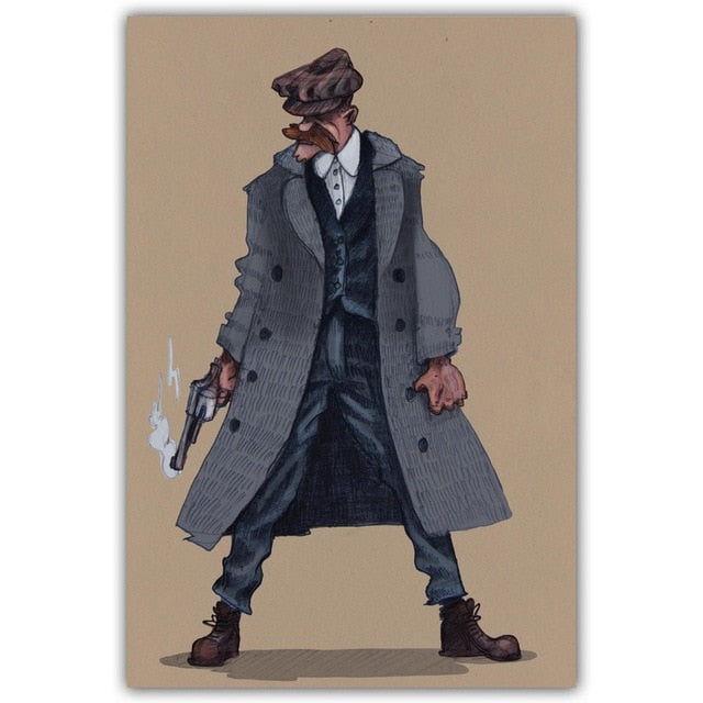 Peaky Blinders Movie TV Wall Art Wall Decor Silk Prints Art Poster