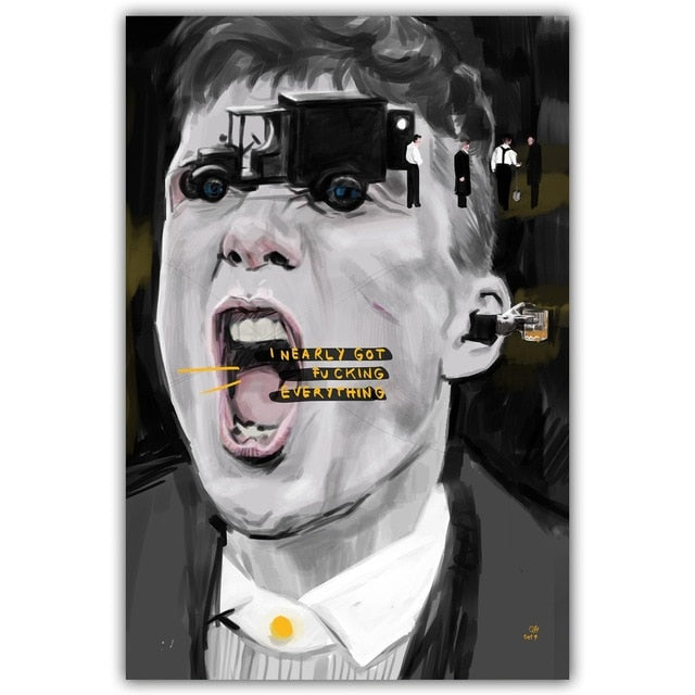 Peaky Blinders Movie TV Wall Art Wall Decor Silk Prints Art Poster