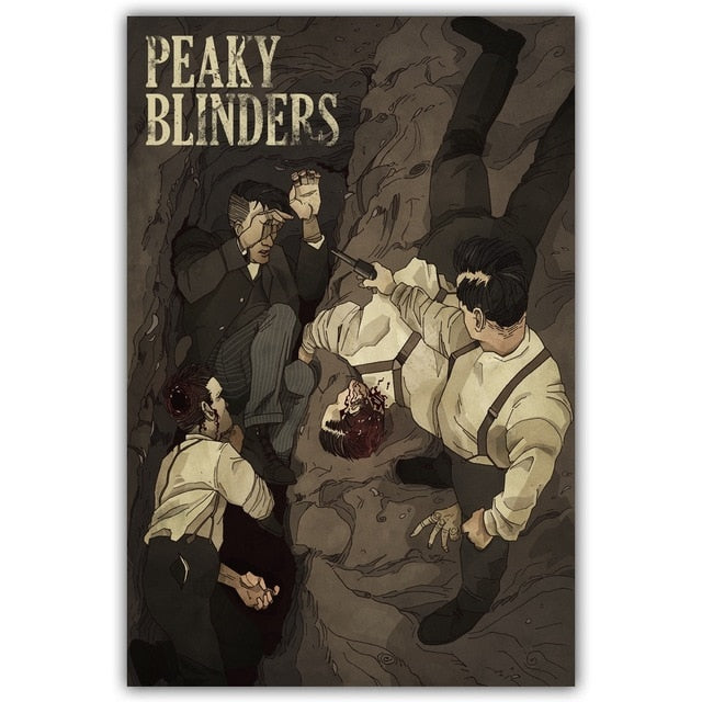 Peaky Blinders Movie TV Wall Art Wall Decor Silk Prints Art Poster