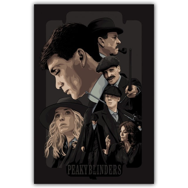Peaky Blinders Movie TV Wall Art Wall Decor Silk Prints Art Poster