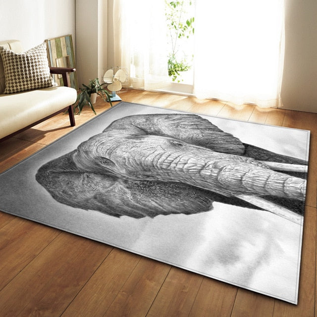 Nordic Carpets Soft Flannel 3D Printed Area Rugs Parlor Galaxy Space
