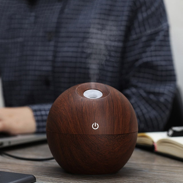 USB Aroma Essential Oil Diffuser Ultrasonic Cool Mist Humidifier