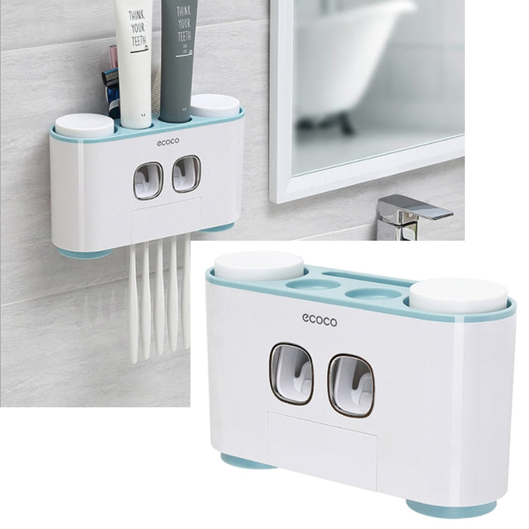Automatic Toothpaste Dispenser Dust-Proof Toothbrush Holder