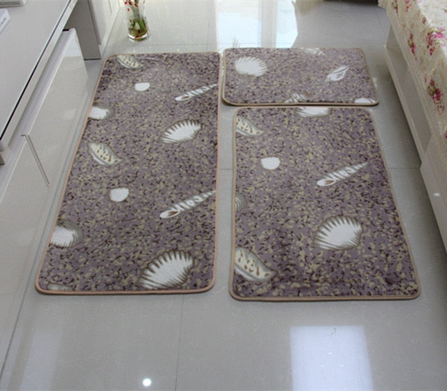 Soft Bath Mat Set Water Absorption Bathroom Carpet Rug